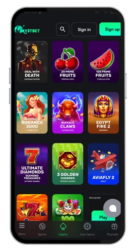 MystBet Casino official